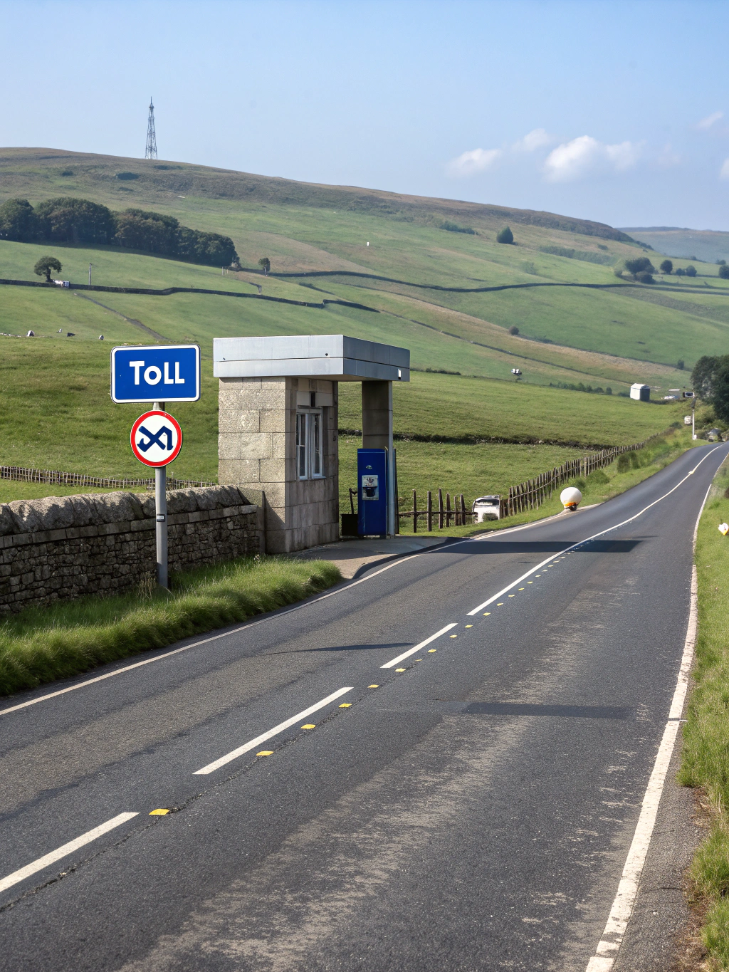 Irish toll road illustration